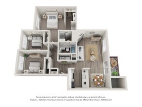 Residence 3 04-201 floor plan